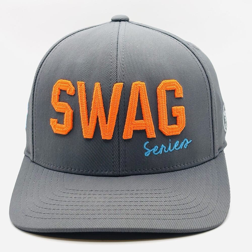 SWAG Series G/Fore Skull Golf Orange On Dark Grey Hat